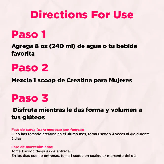 Creatina para mujeres