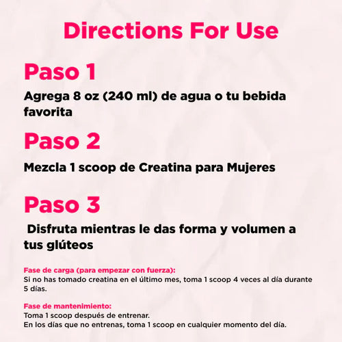 Creatina para mujeres
