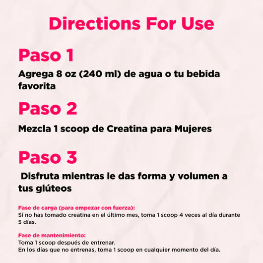 Creatina para mujeres